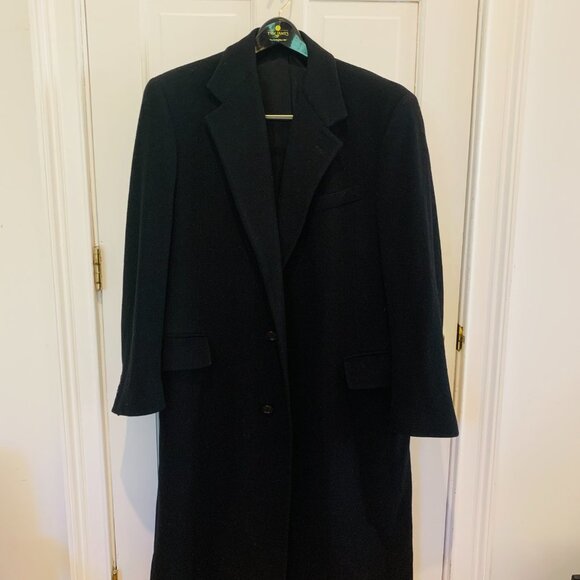 Vintage Polo University Club Ralph Lauren Men's Over Coat Top Coat Size 40 R - Picture 1 of 15